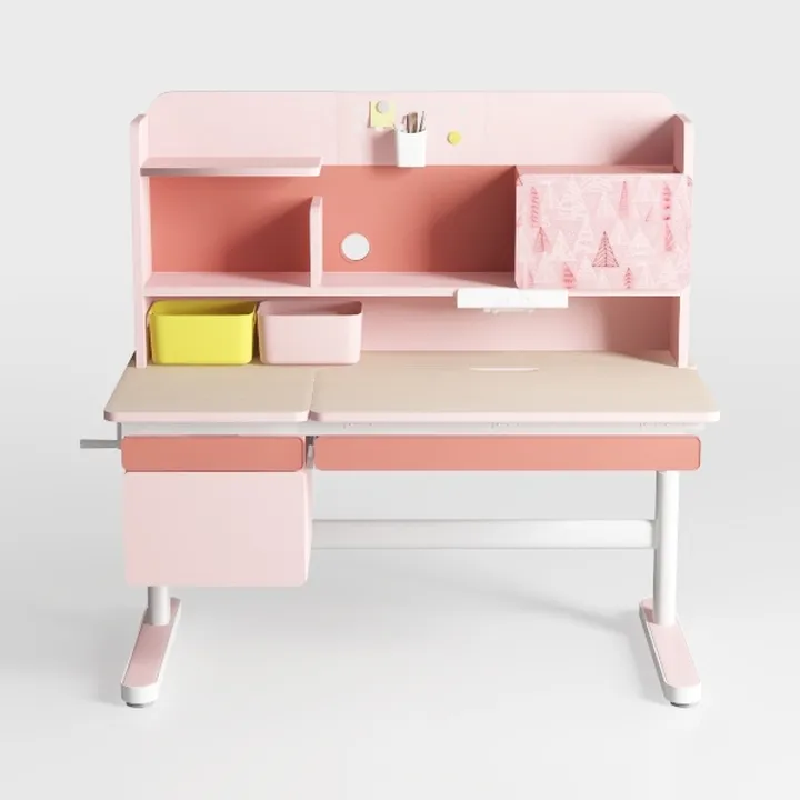 Kids Study Desk with 7-Level Tiltable Desktop Adju