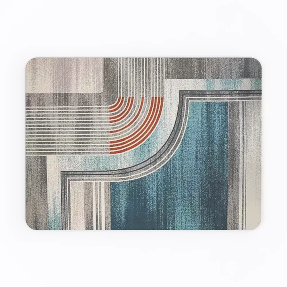 Andency 6x9 Shag Area Rug for Living Room, Tie