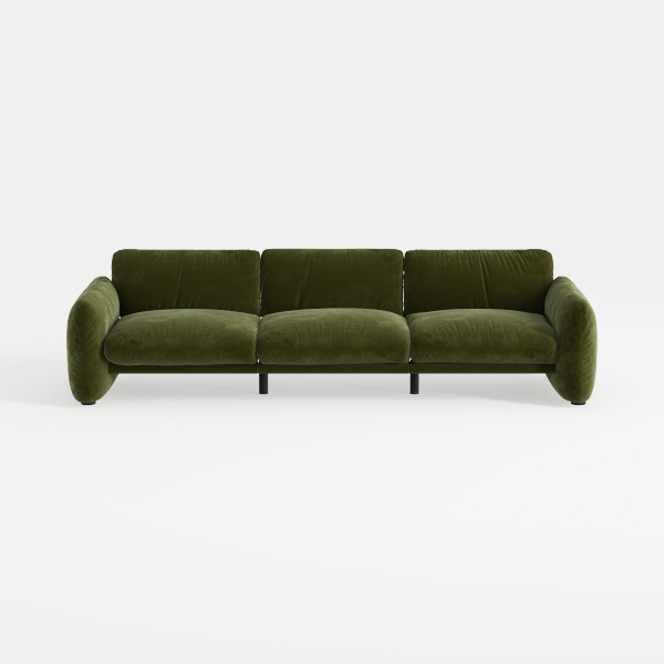 OUDINI L-Shaped Sectional Sofa, Reversible L