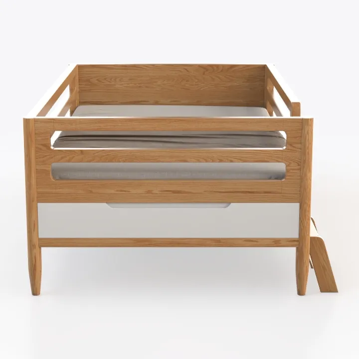 IKEA KURA Reversible Bed, 90x200 cm, White/Pine