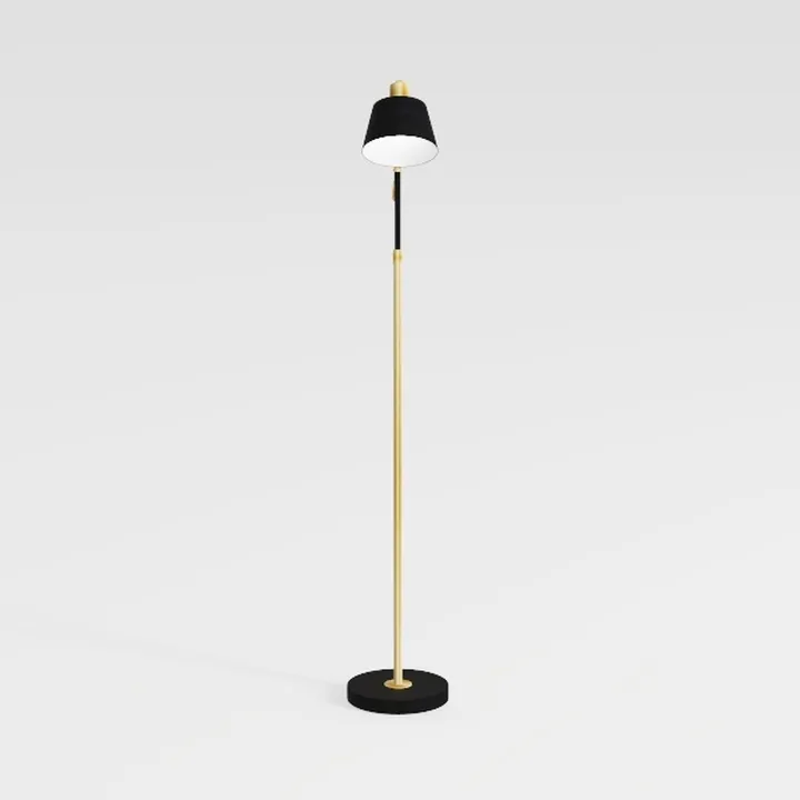 Vincent Adjustable/Arc Floor Lamp with Metal Shade