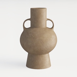 Ceramic Farmhouse Flower Vase, 8.2 Inch