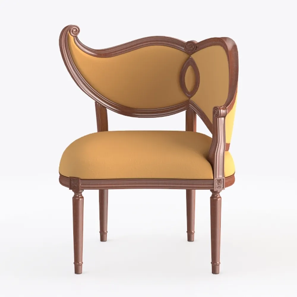 Deco 79 Polyester Living Room Accent Chair Curved 