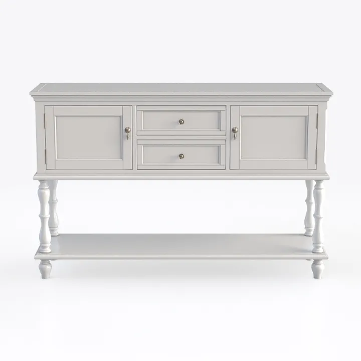 COSTWAY Buffet Sideboard, with 2 Wood Storage