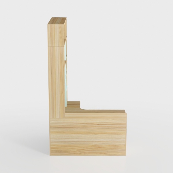 Cabilock 1pc Desktop Bookshelf Organizer Three