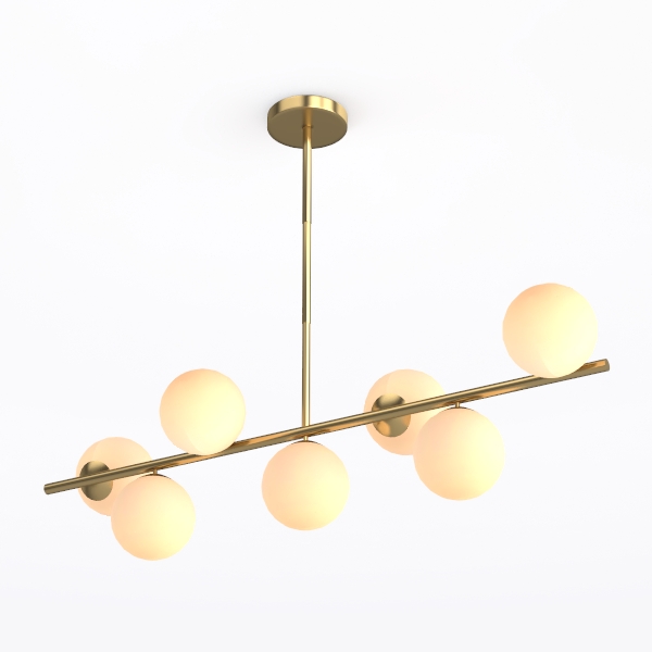 Mid Century Linear Sputnik Chandelier 16-Light