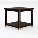 Coaster Home Furnishings - Dixon - Square Wood End Left 45 Degree View