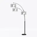 ULG Floor Lamp with Shelf 3-Light Standing Tree  Left 45 Degree View