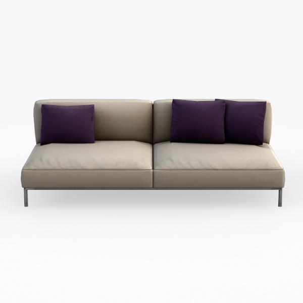 Manhattan Comfort Verandah 112” Chenille Sofa with