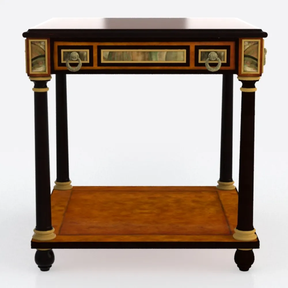 Leick Home Mission Console Table, Solid Wood