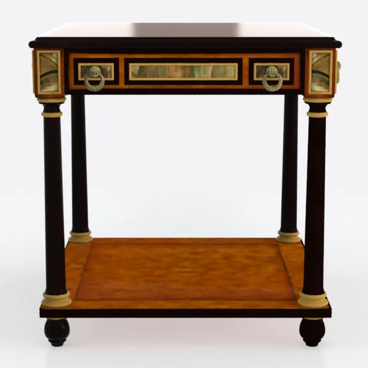 Leick Home Mission Console Table, Solid Wood