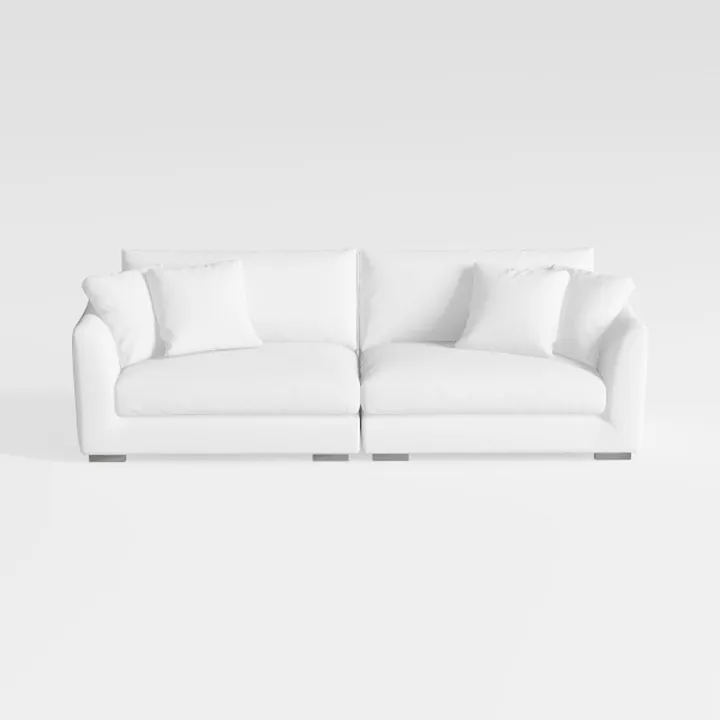 114 Inches Modular Sectional Sofa, Oversized Down 