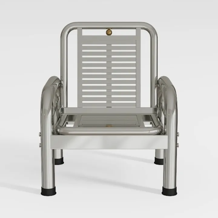Patio Rocking Chair Wood White Small Outdoor Chair