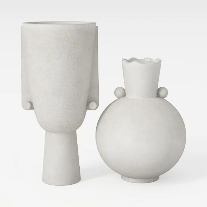 Sullivans Modern Farmhouse Distressed Two-Toned Wh