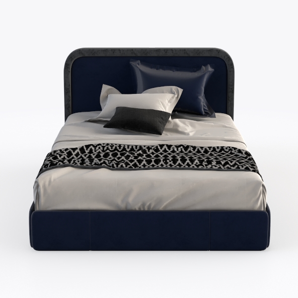 Delta Children Upholstered Twin Size Bed with Head