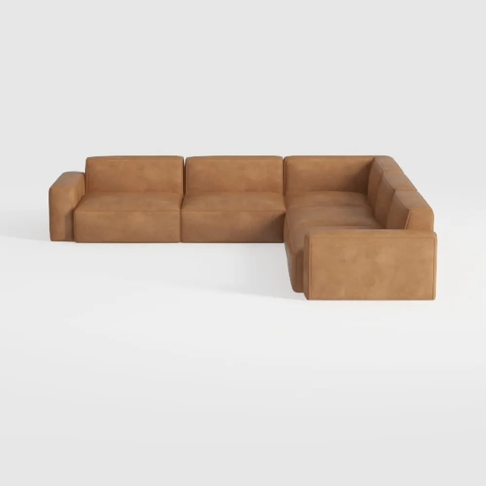 SIMPLIHOME Rex Left-Facing Modular Sectional Sofa