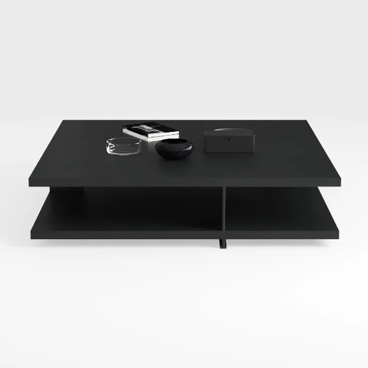 Merax Coffee Table, Modern High Gloss Coffee Table
