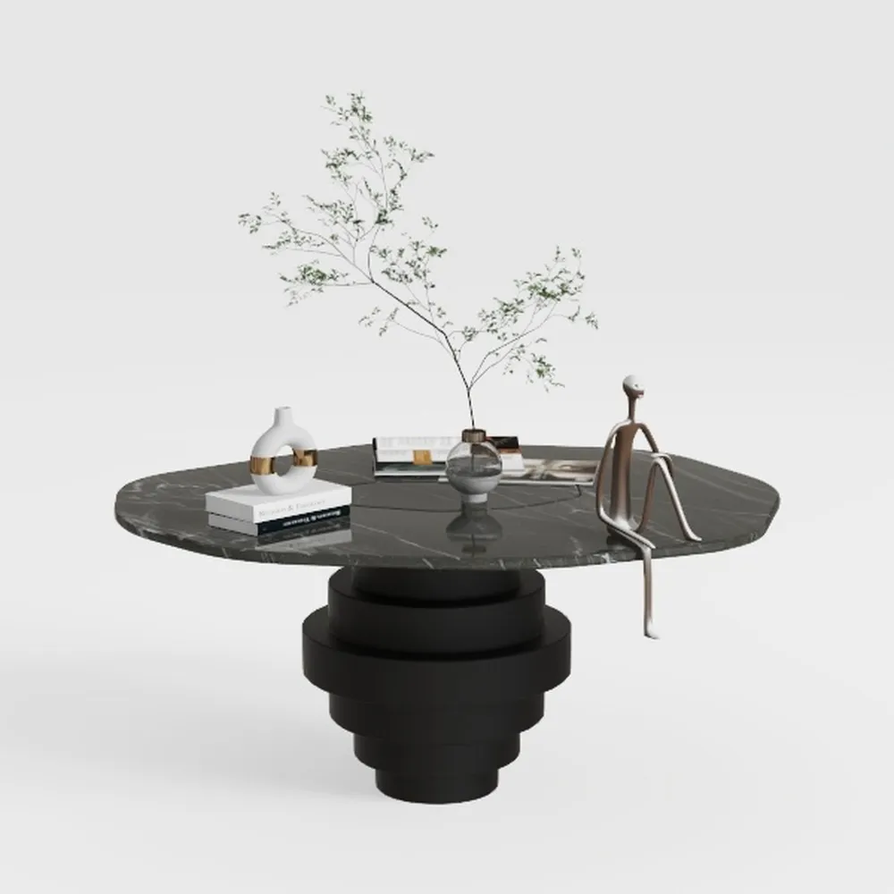 Tribesigns Round Dining Table for 4-6 People, 47 I