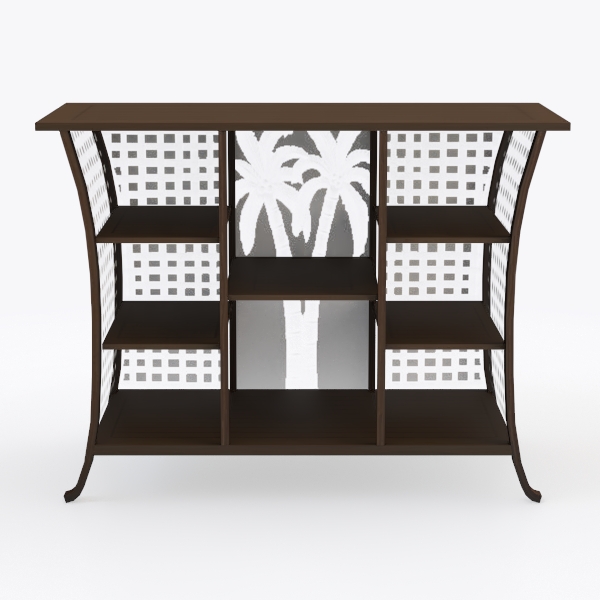 Hospitality Rattan Coco Palm Patio Home Bar