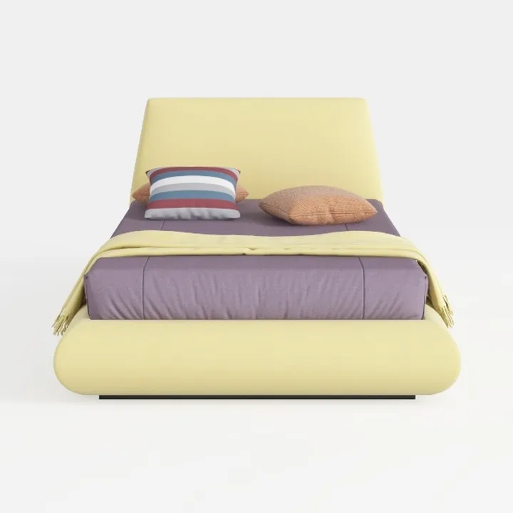 WERCHW Posizione Pieno Pieghevole Gioco Divano Sedia Sedia Lettino Pieghevole Regolabile Sleeper Bed Diccote Reclinabile Scatola Pigri Lazy Couch, Legno Tempo Libero, Singolo Portatile