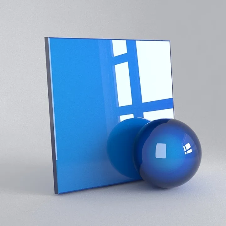 Semi-translucent High Gloss Acrylic 19