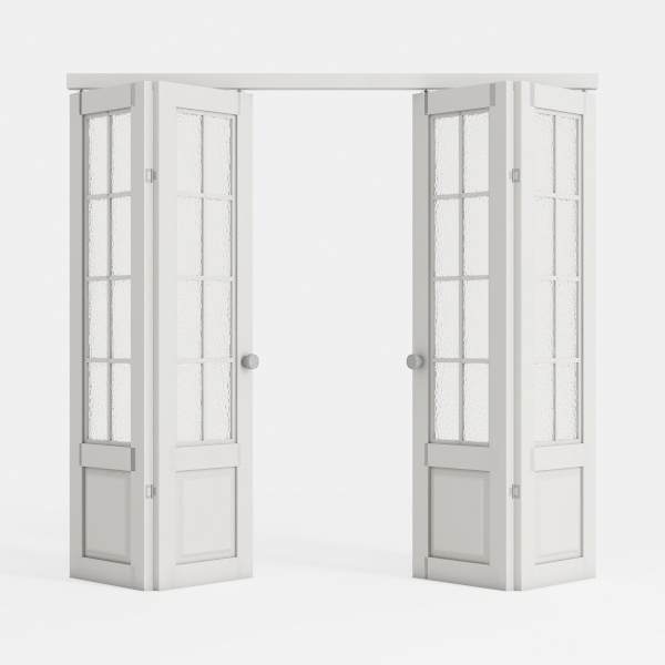 Bifold Doors, for 36&quot;x 80&quot; Opening, JUBEST 3-lite