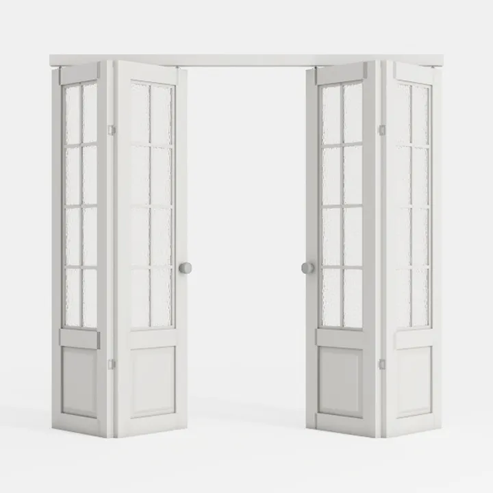 Bifold Doors, for 36"x 80" Opening, JUBEST 3-lite