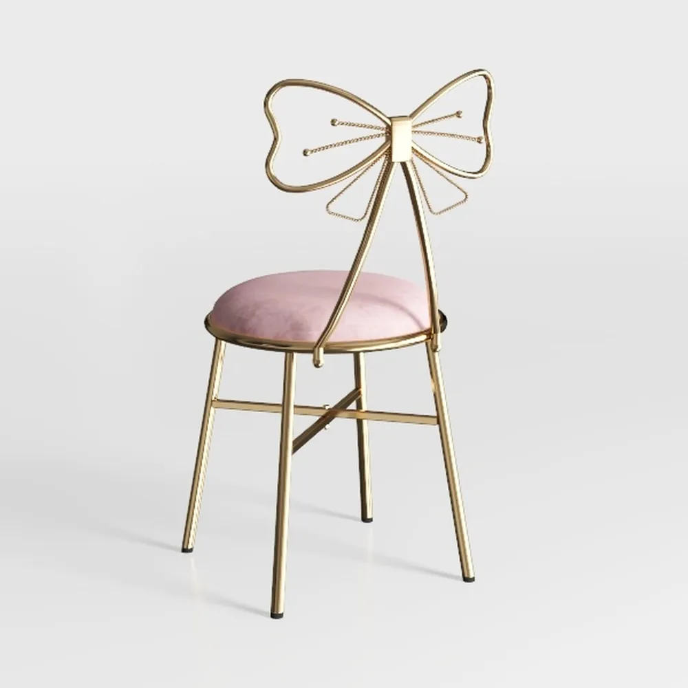 Modern Vanity Chair Stool, Cute Makeup Chair