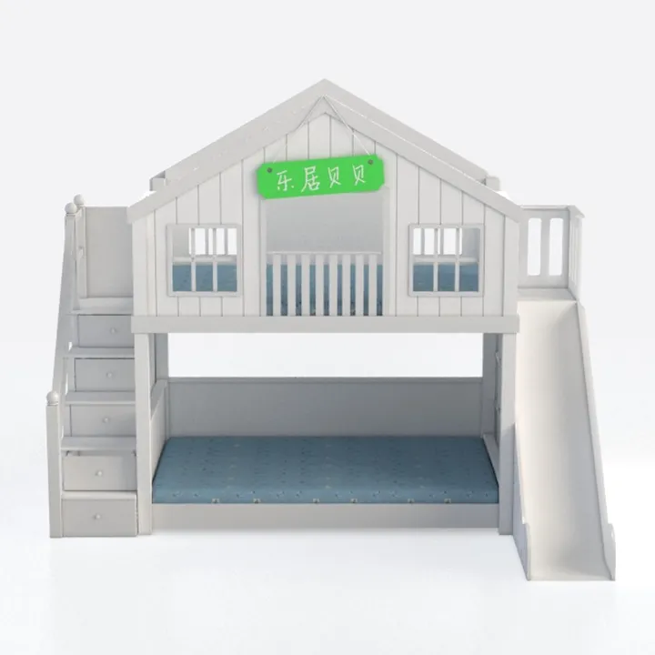 Harper & Bright Designs House Bunk Beds Twin Over 