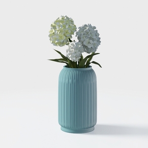 Durable Large Minimalist Plastic Vase Flower Arrangement Container Flower Decoration Imitation Glaze Vase