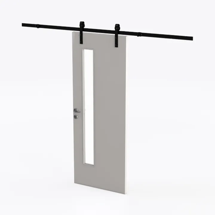 60x84 inch Sliding Barn Wood Door Slab with 10ft
