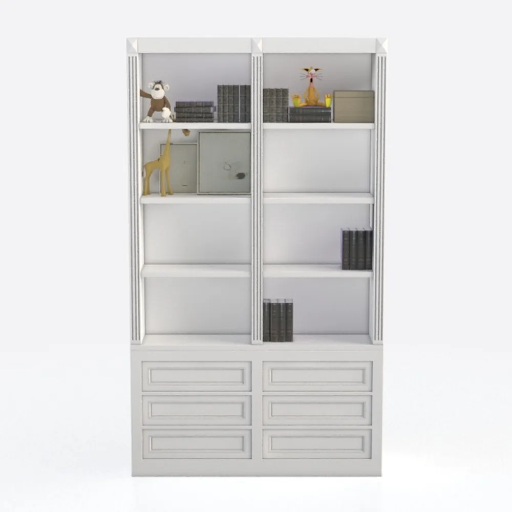 ANCTOR Bookshelf and Bookcase 55" W x 79" H, with