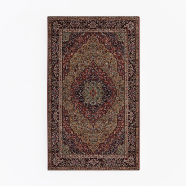 carpet/rug_RED_Animals & plants_81