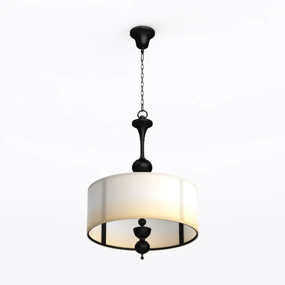 14 inch Black Semi Flush Mount Ceiling Light