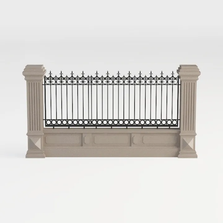 wrought iron fence-Cozy Garden Fences & Gates