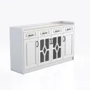 GAOMON Buffet Cabinet with Drawers, 55inch Right 45 Degree View