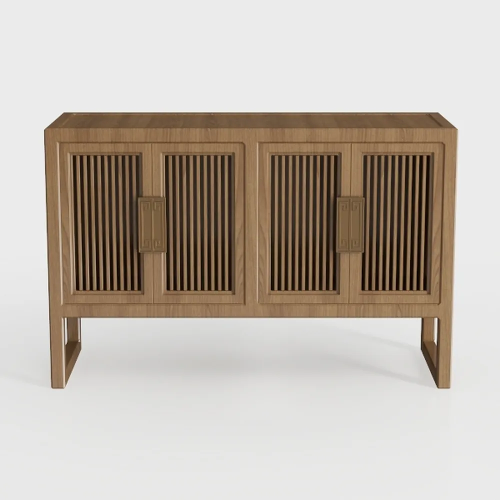 Buffet Storage Cabinet with 4 Doors,Kitchen