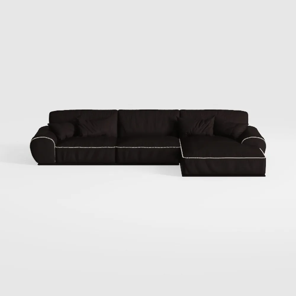 106" Cloud Sectional Couch, L-Shaped Modular Sofa 