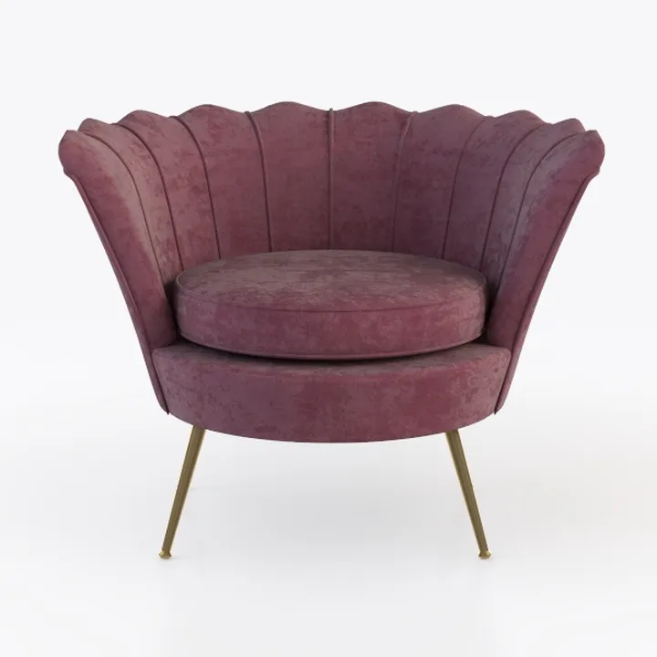 Welnow Lazy Chair with Ottoman, Modern Lounge