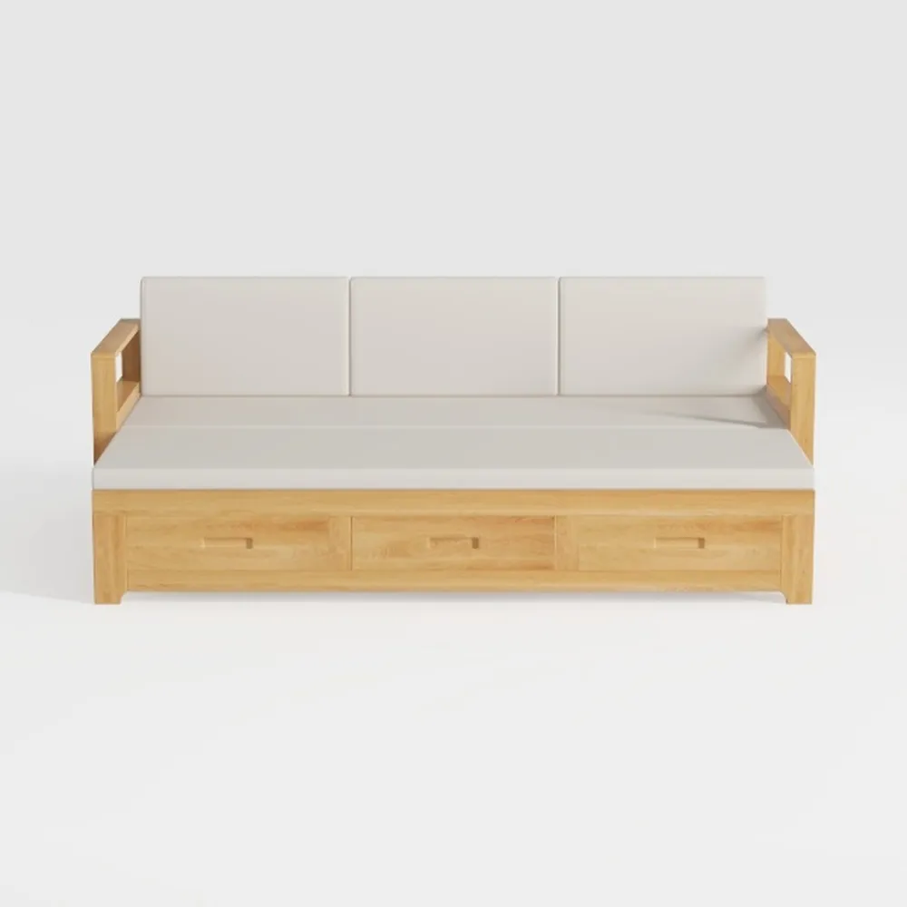 Camaflexi Mid-Century Daybed, Twin, Castanho