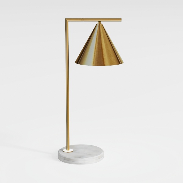 Metal Desk Lamp, 3000k Soft Light Modern Desk Lamp
