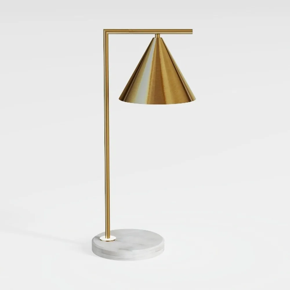 Metal Desk Lamp, 3000k Soft Light Modern Desk Lamp