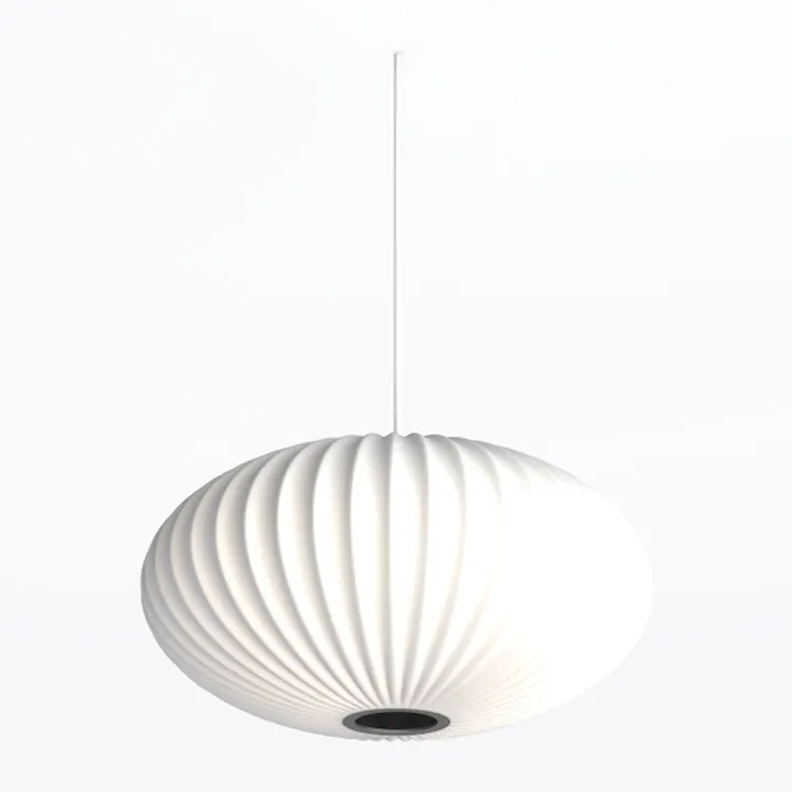 LITFAD Minimalist Indoor Pendant Light, Cloth Art