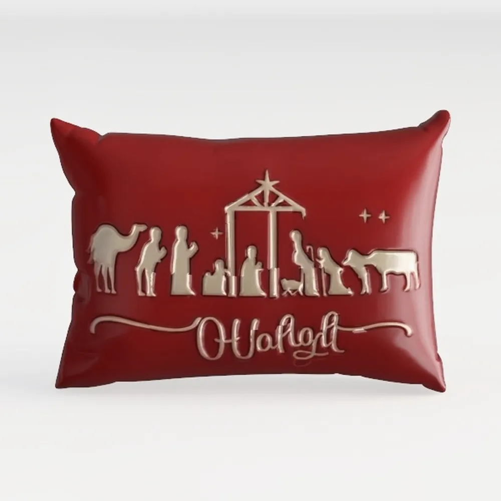 RABUSOFA Christmas Pillow Covers 12x20 Inch_ai generated