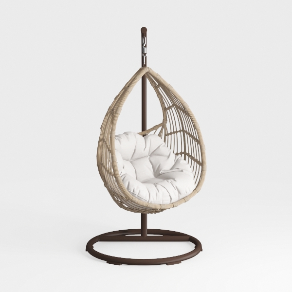 Egg Chair Outdoor Indoor, Oversized Rattan Chair 