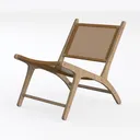 GIZNXBA Wood Folding Chairs, Foldable Chairs Chair Left 45 Degree View