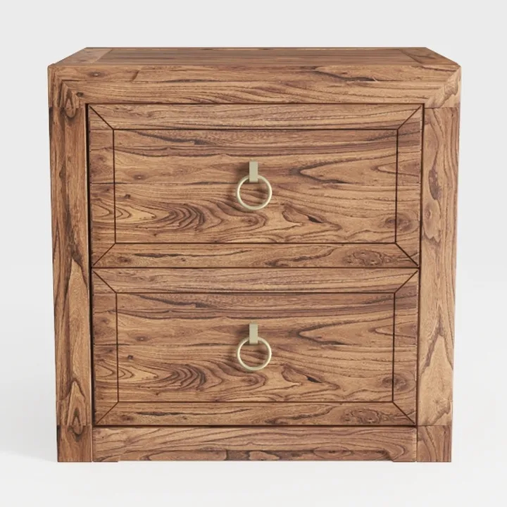 vidaXL Bedside Cabinet Old Wood Engineered Wood