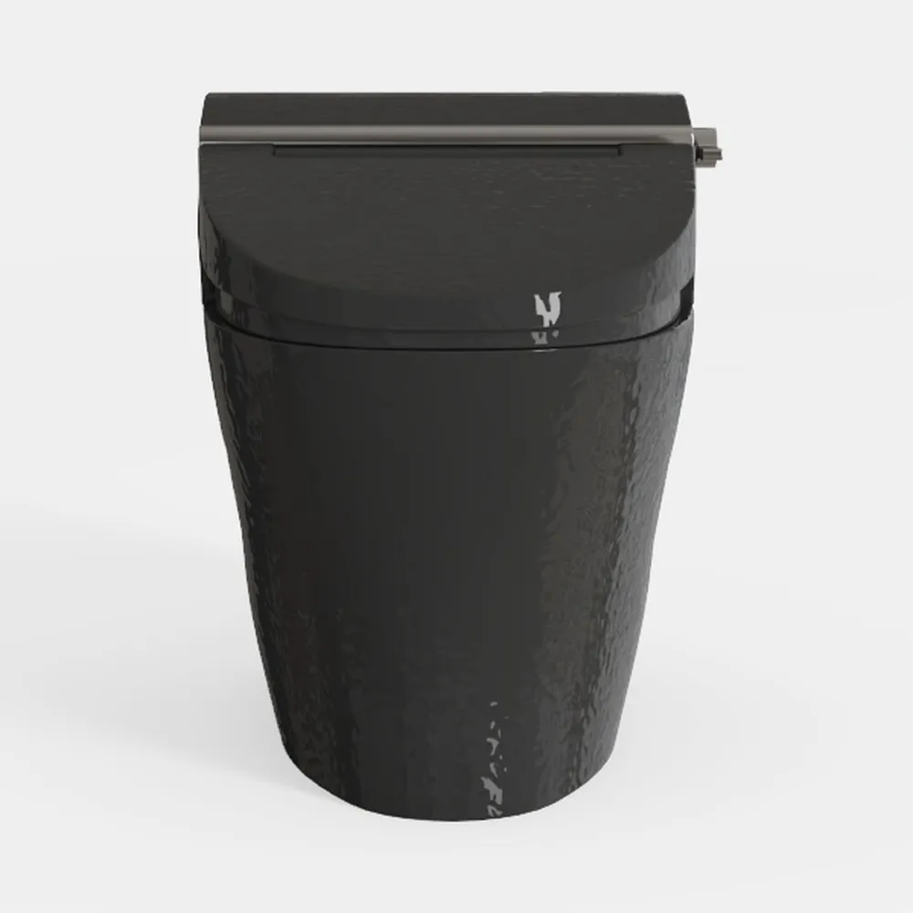 Square Smart Bidet Toilet Black