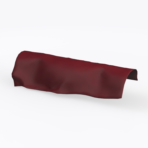 Folded -  Crimson Throw