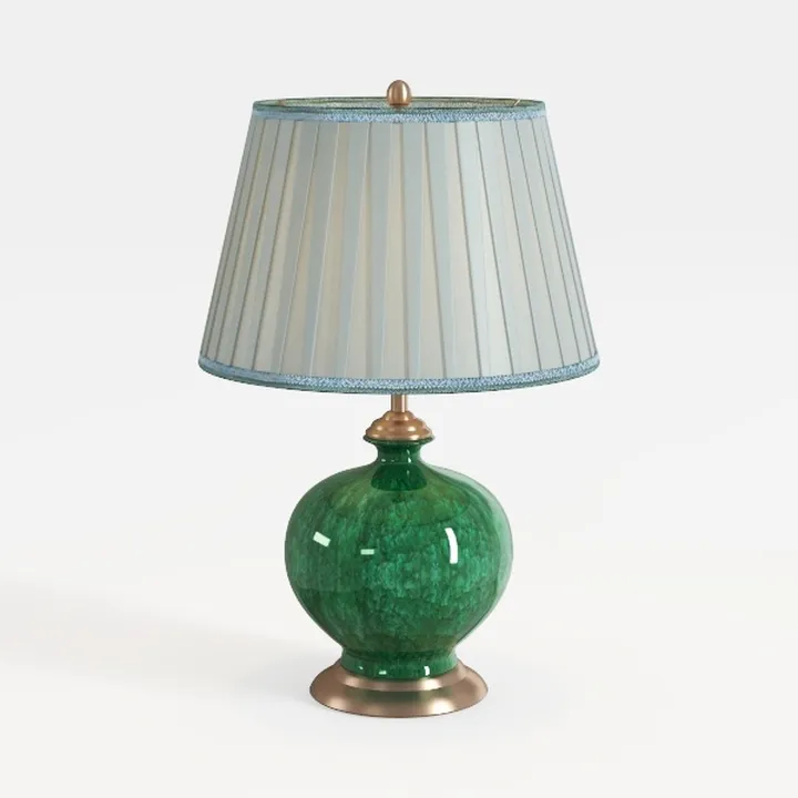 Shcheglovo Boho Ceramic Bedside Table Lamp for